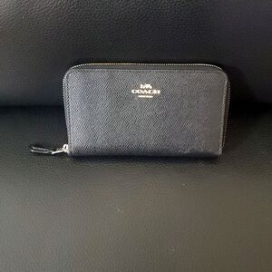 Coach Black Leather Wallet